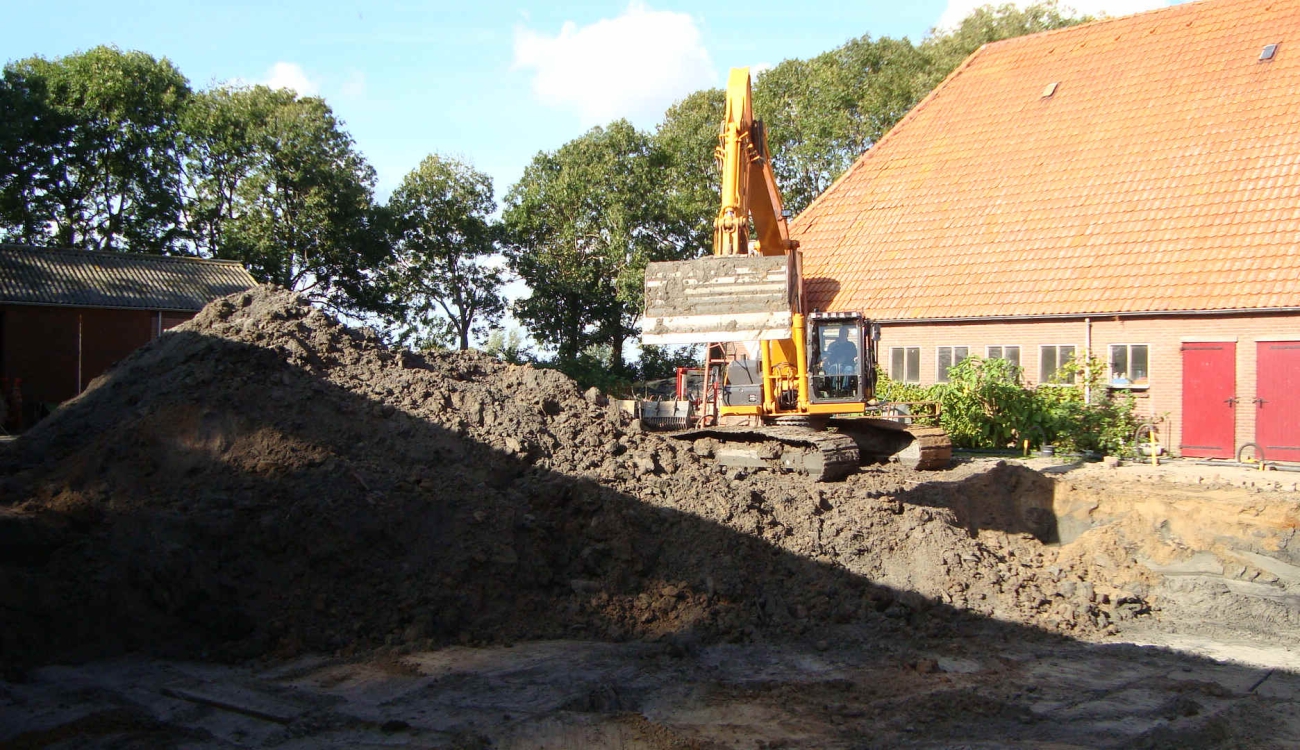 Grondwerk nieuwbouw